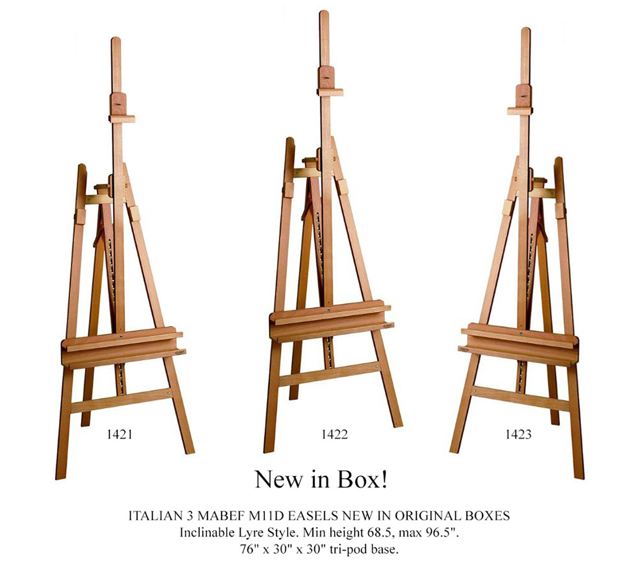 ITALIAN MABEF M11D EASEL NEW IN 2740c5