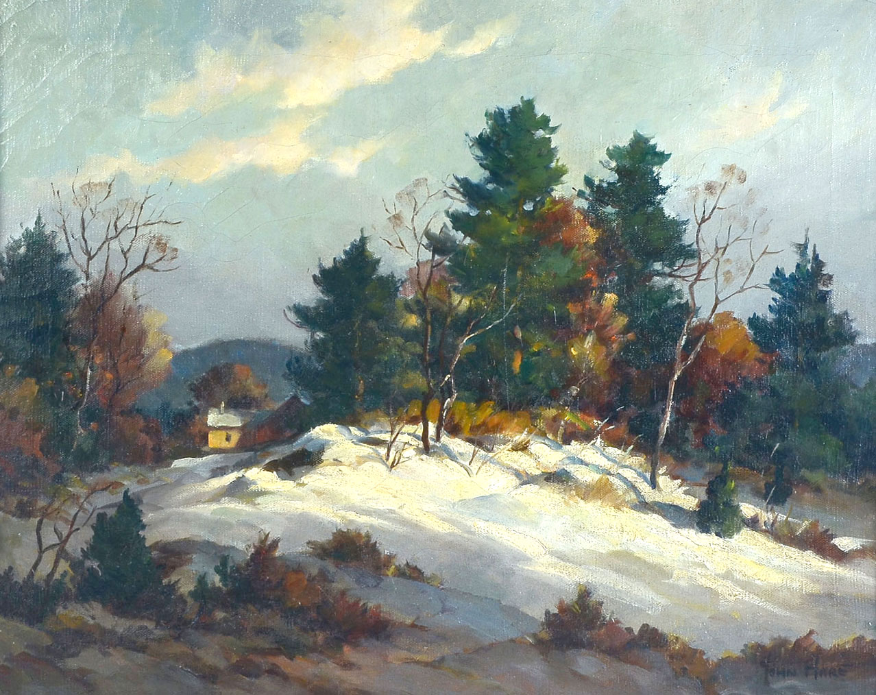 HARE, John (American, 1909-1978): Mid-Winter