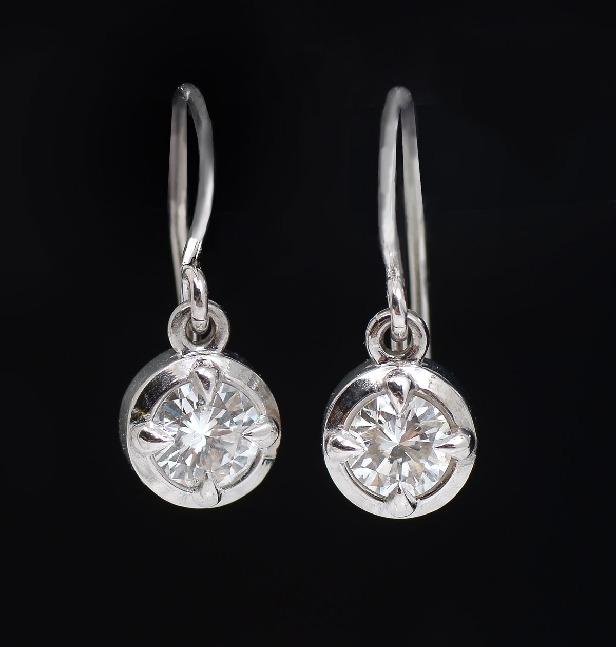 14K VICTORIAN REVIVAL DIAMOND EAR