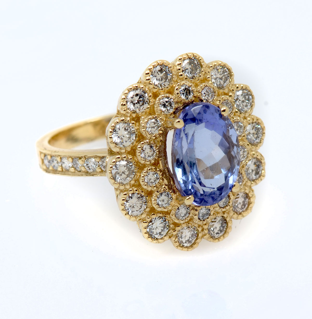 14K 3 45 CT TANZANITE DIAMOND 276e82