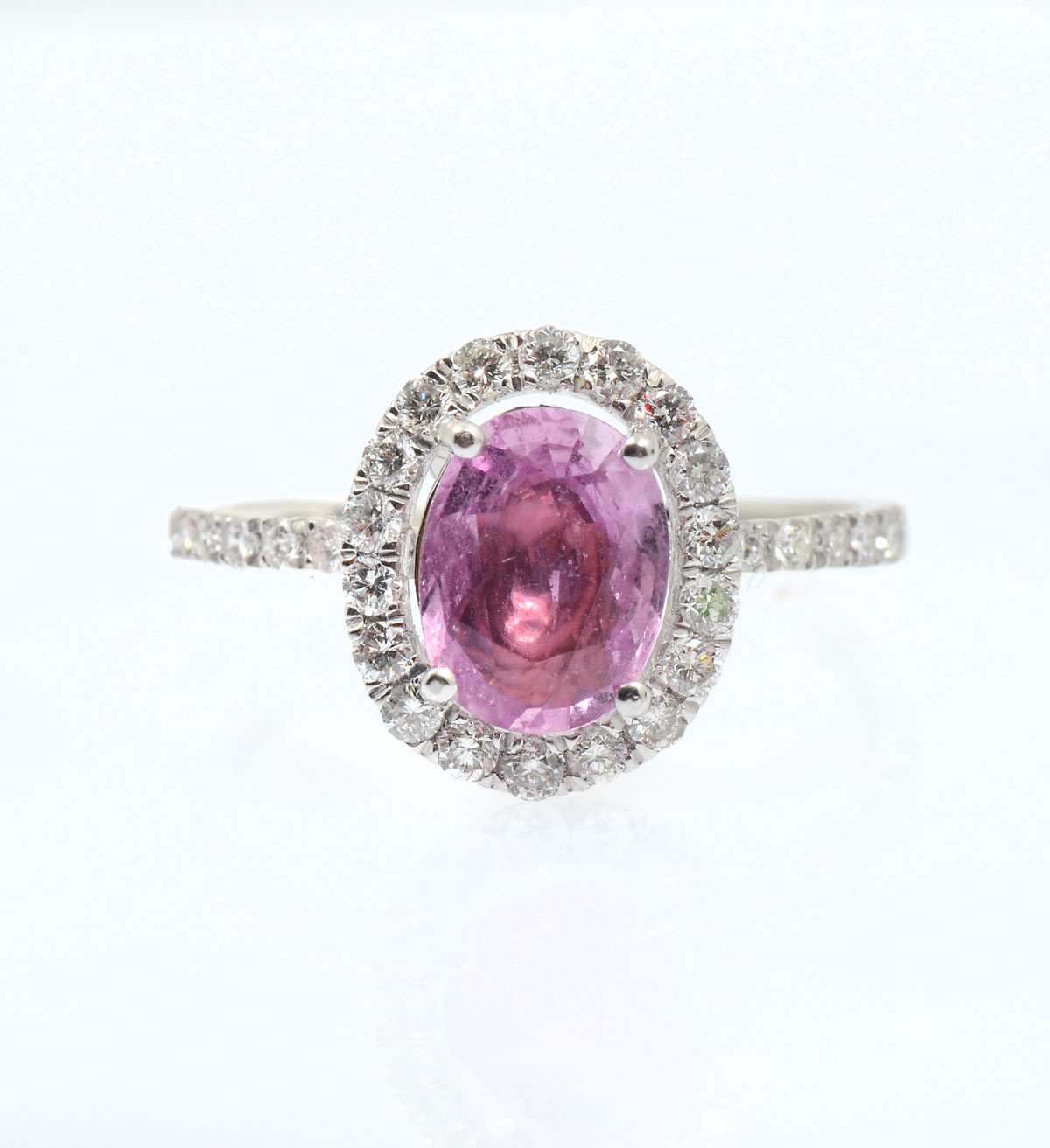 PLATINUM PINK SAPPHIRE RING WITH 276fe8