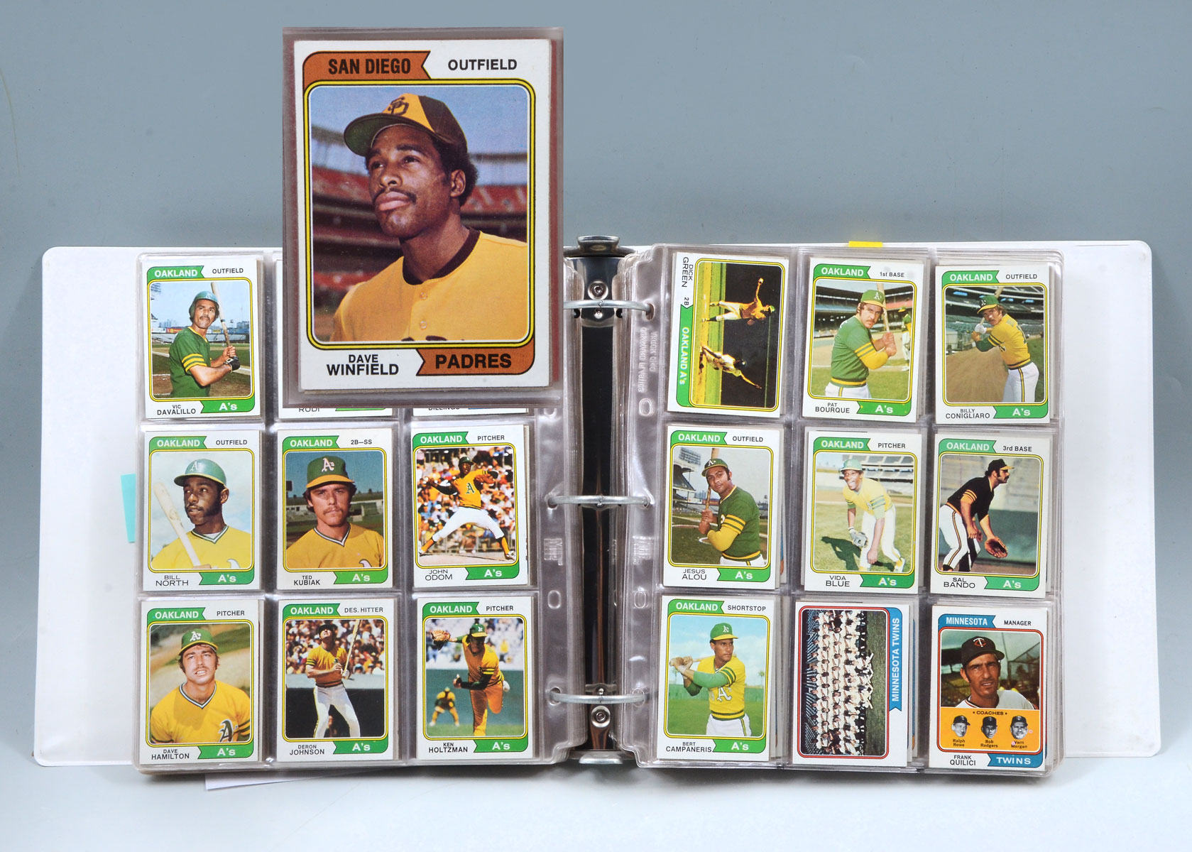 COMPLETE 1974 TOPPS ALBUM INCLUDING