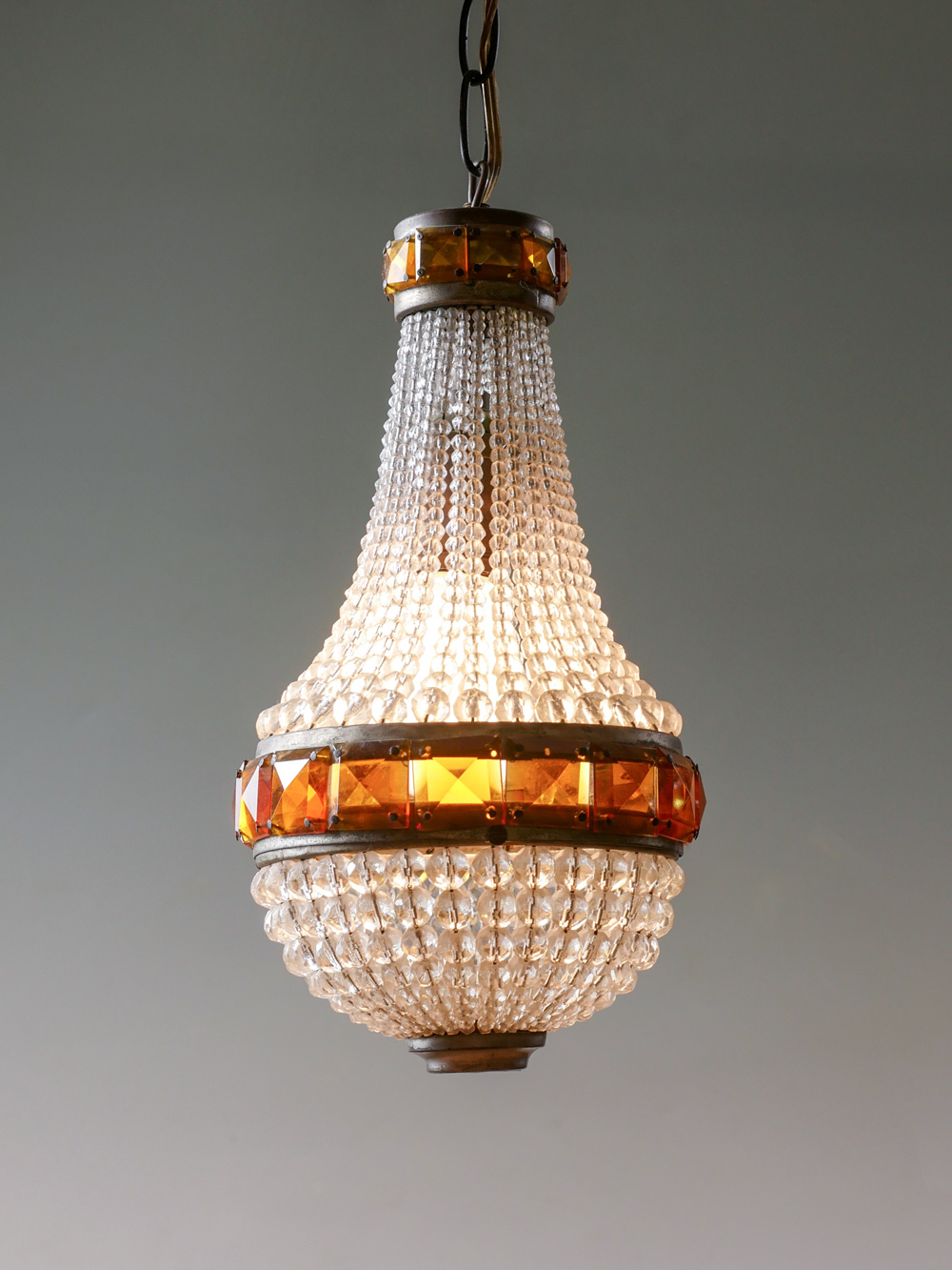 FRENCH STYLE CRYSTAL HALL LIGHT: