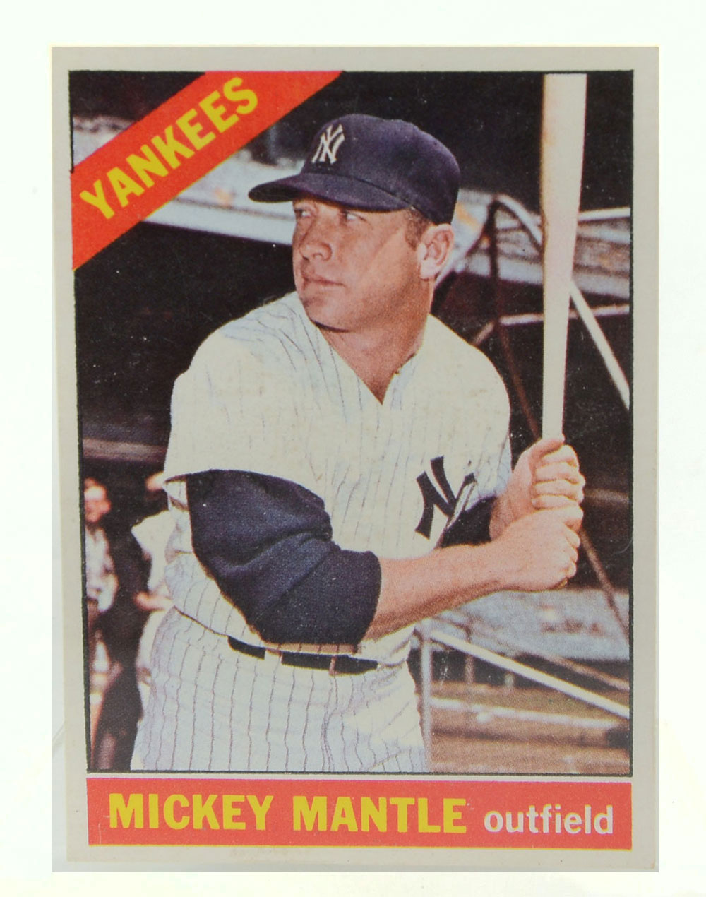 1966 TOPPS MICKEY MANTLE CARD