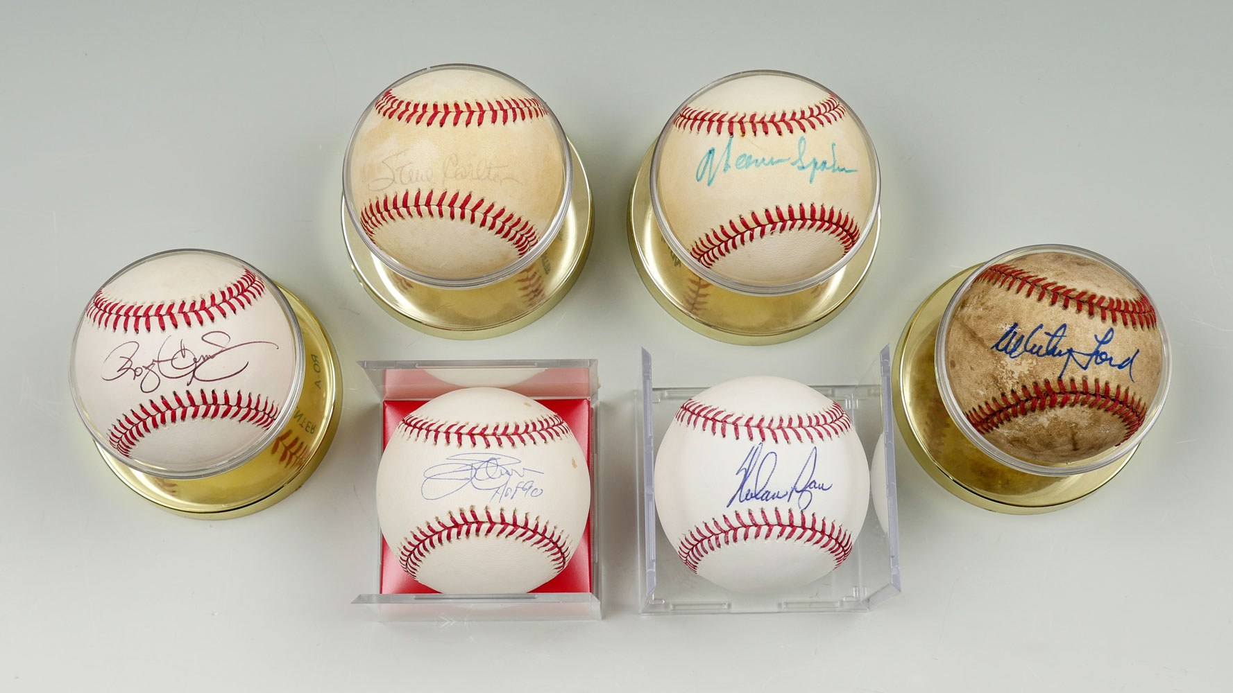 AUTHENTIC AUTOGRAPHED BASEBALLS