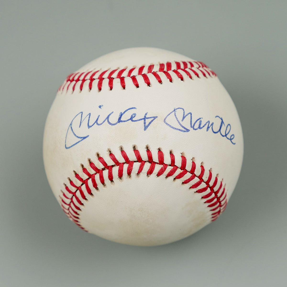 AUTHENTIC AUTOGRAPHED MICKEY MANTLE