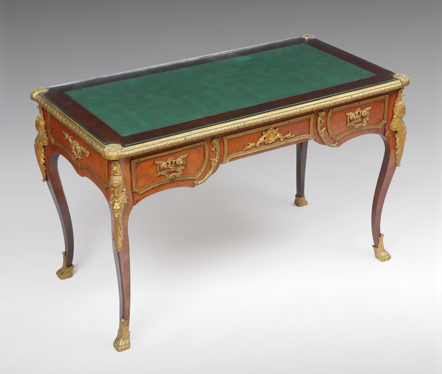 ORMOLU MOUNTED BUREAU PLAT DESK  2778ae