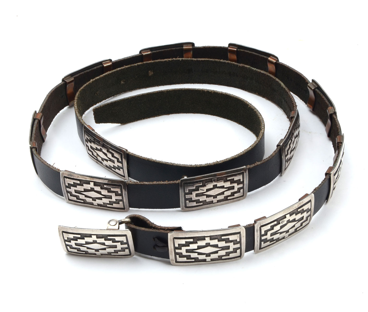 VINTAGE STERLING OVERLAY CONCHO