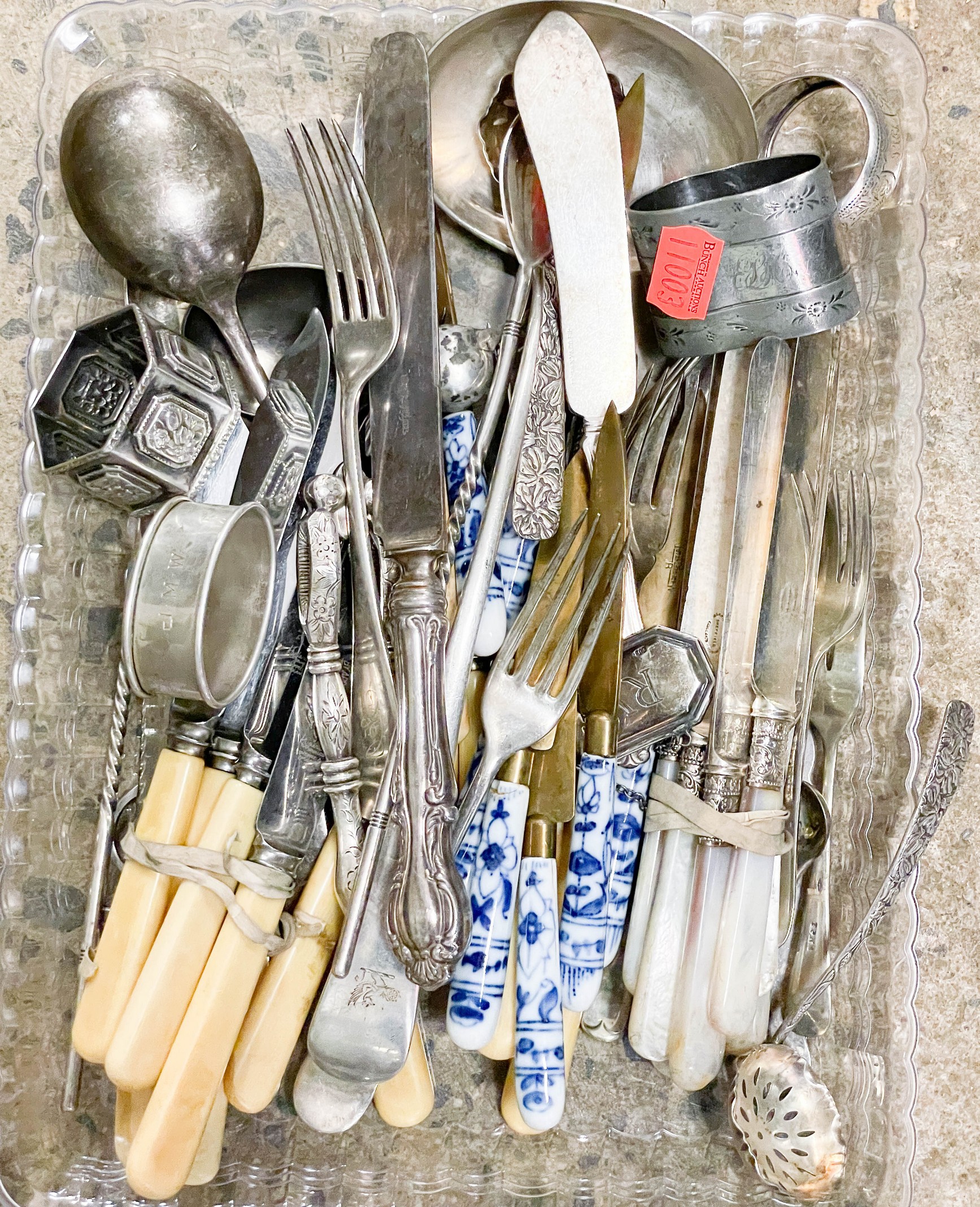 Large lot of assorted silver plate