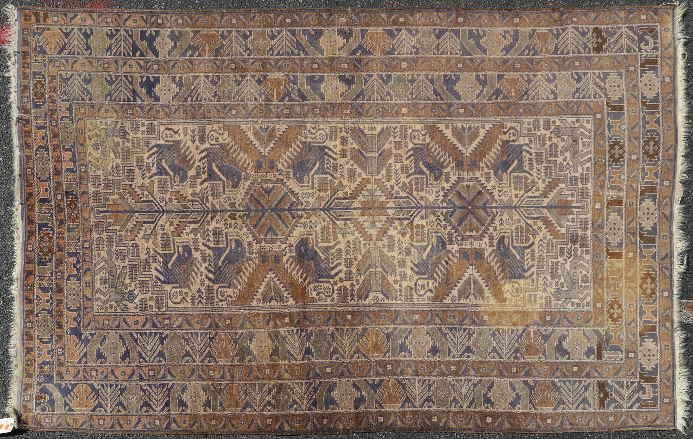 5 11 X 9 2 Semi Antique Persian 2781cc