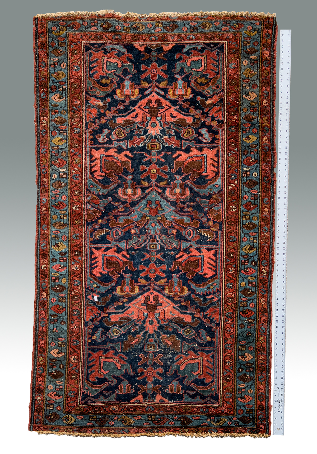 ANTIQUE PERSIAN HAMADAN HAND KNOTTED