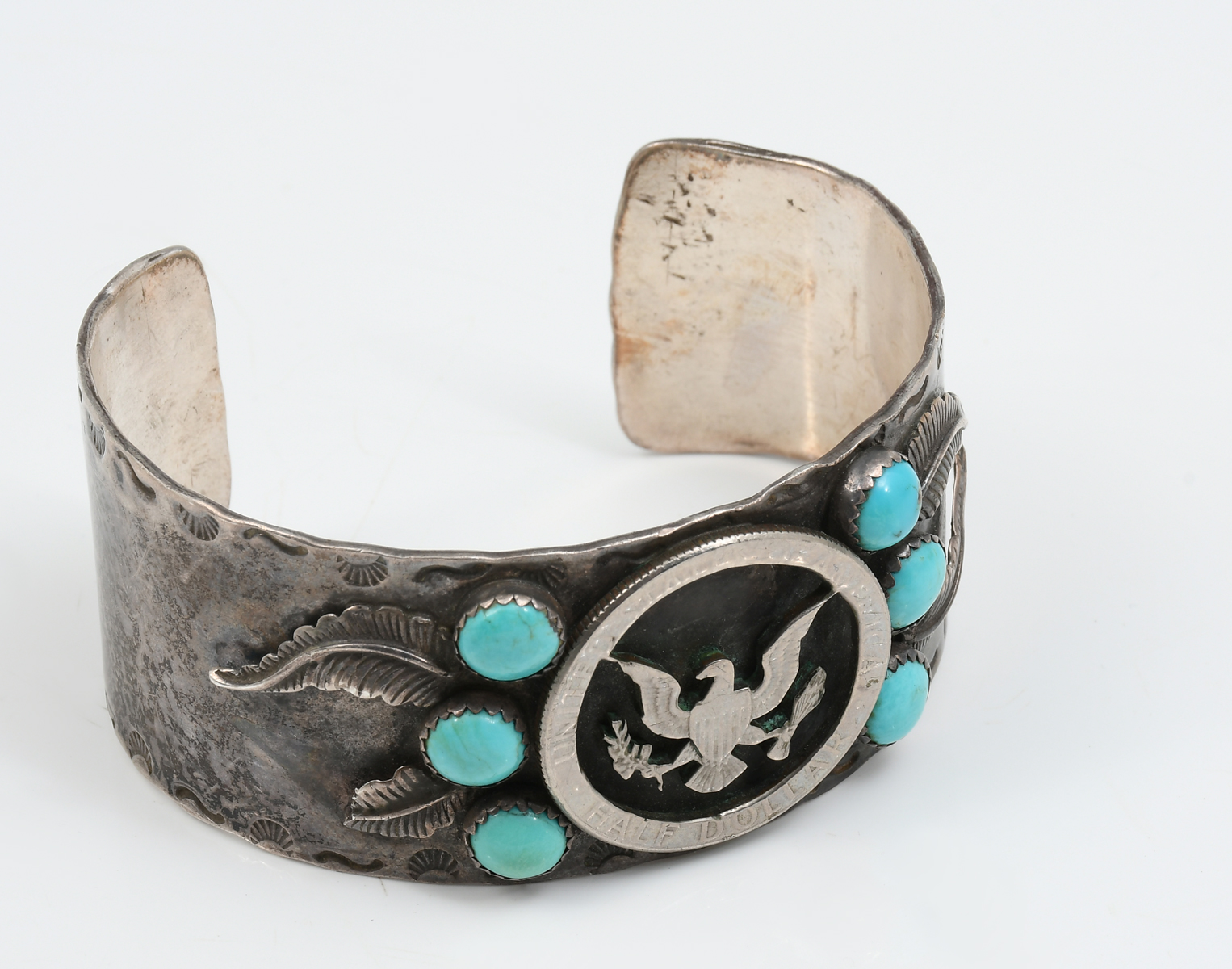 NATIVE AMERICAN TURQUOISE STERLING 27602f