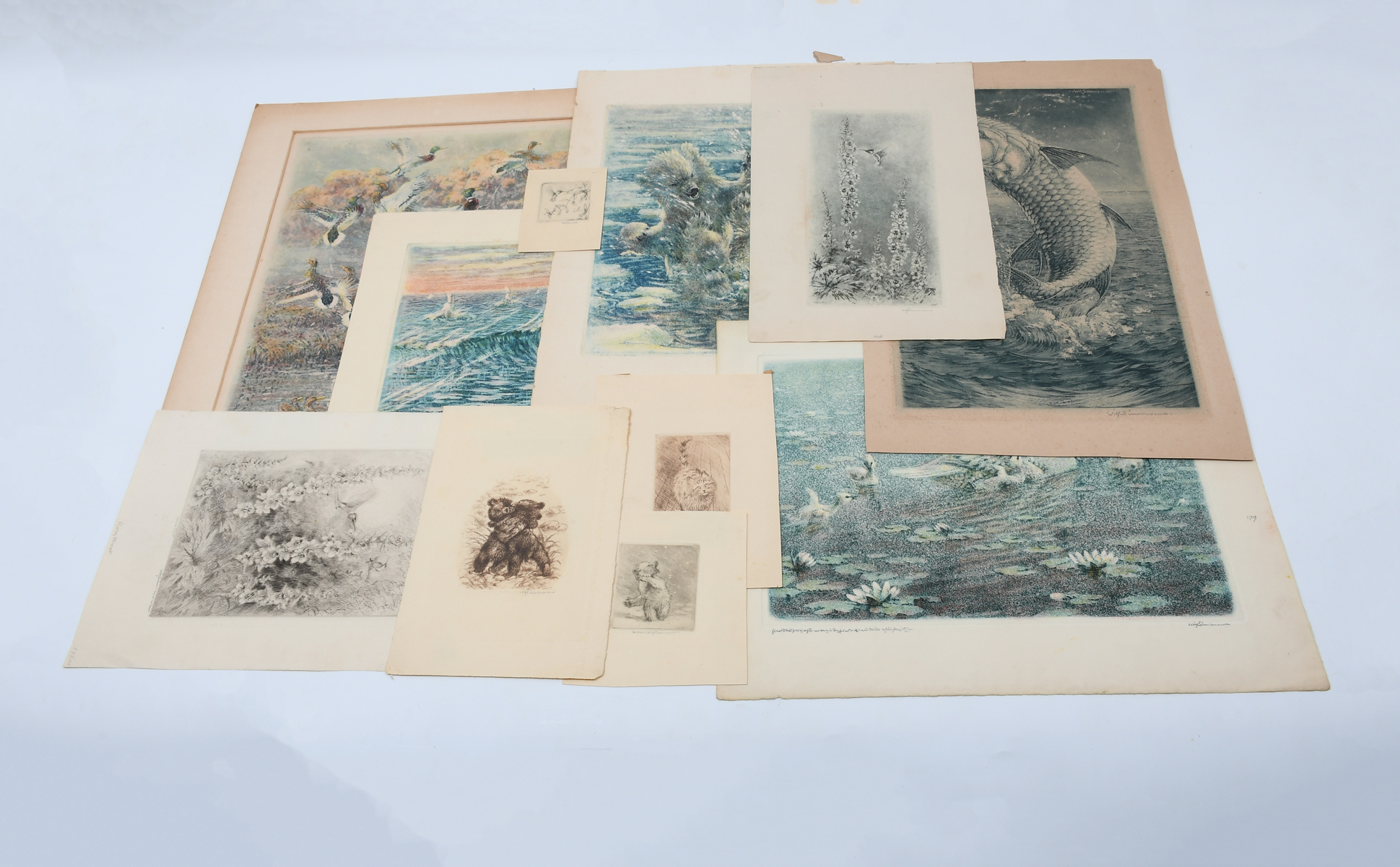 11 PC WILL SIMMONS PRINT LOT  276085