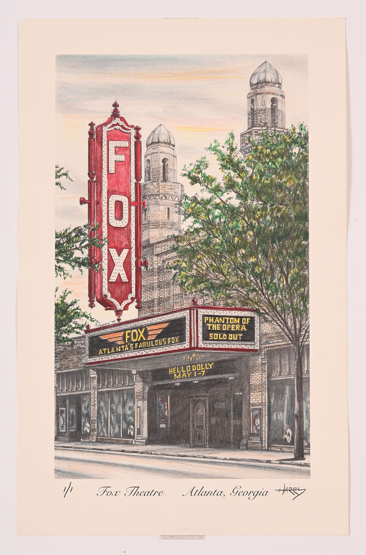 ROBERT HARRIS COLORED PENCIL FOX 276195