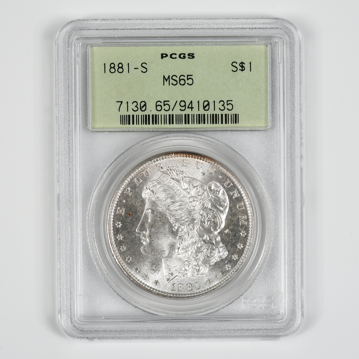 1881-S $1 MORGAN SILVER DOLLAR