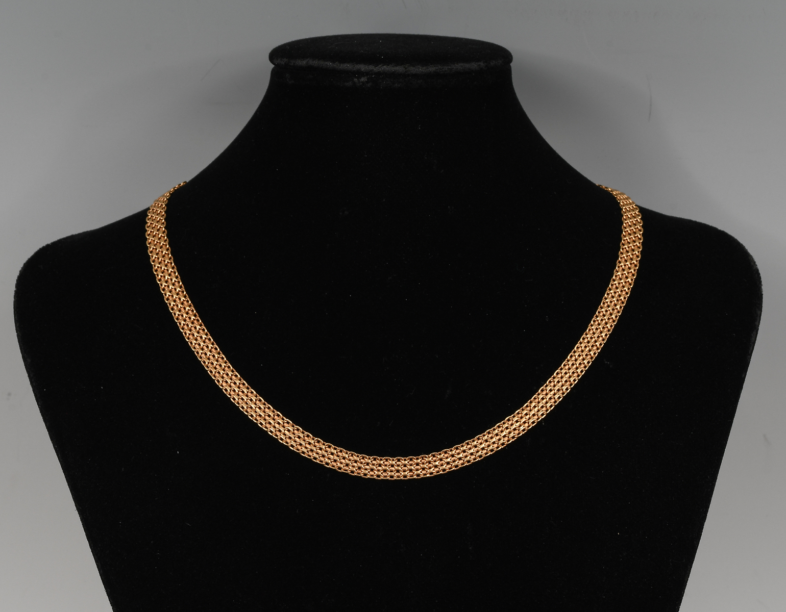 14K BISMARK CHAIN NECKLACE Eye 27629b