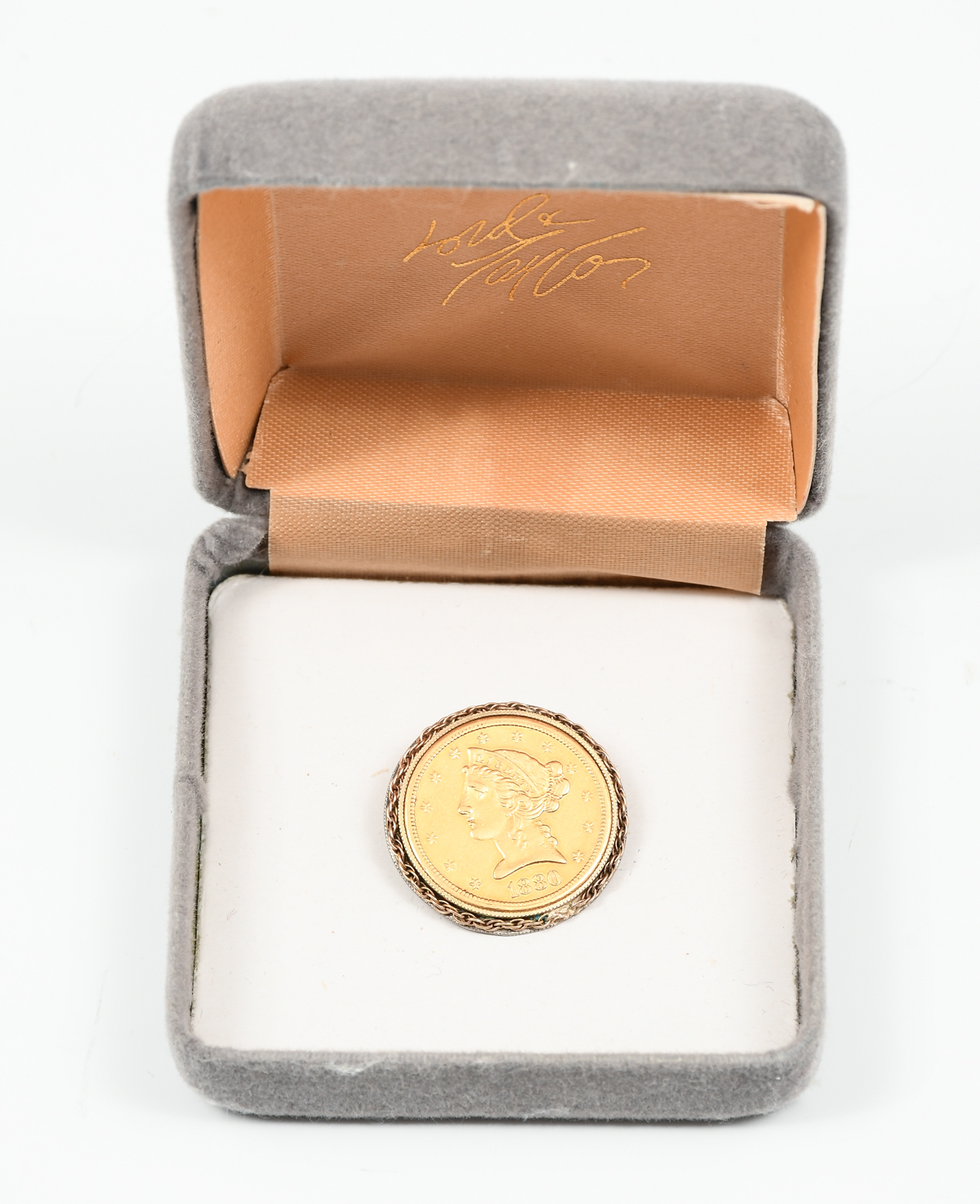 1880 FIVE DOLLAR GOLD COIN CUSTOM 27655e