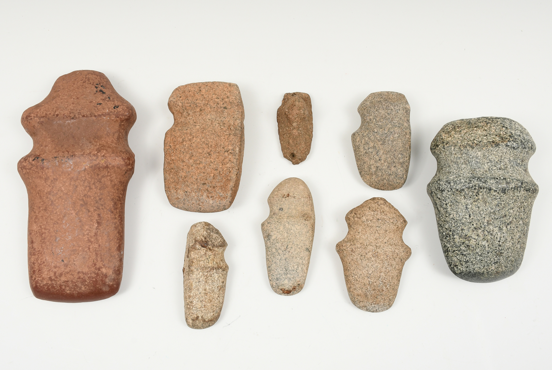 COLLECTION OF EARLY STONE TOOLS: