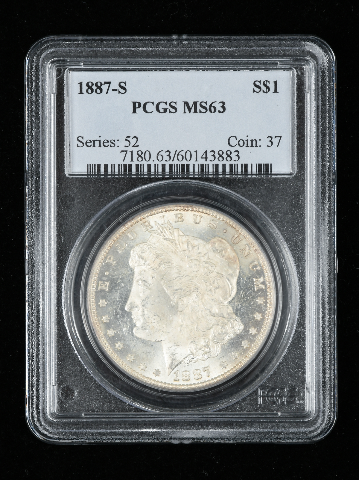 U.S. MINT 1887-S MORGAN DOLLAR