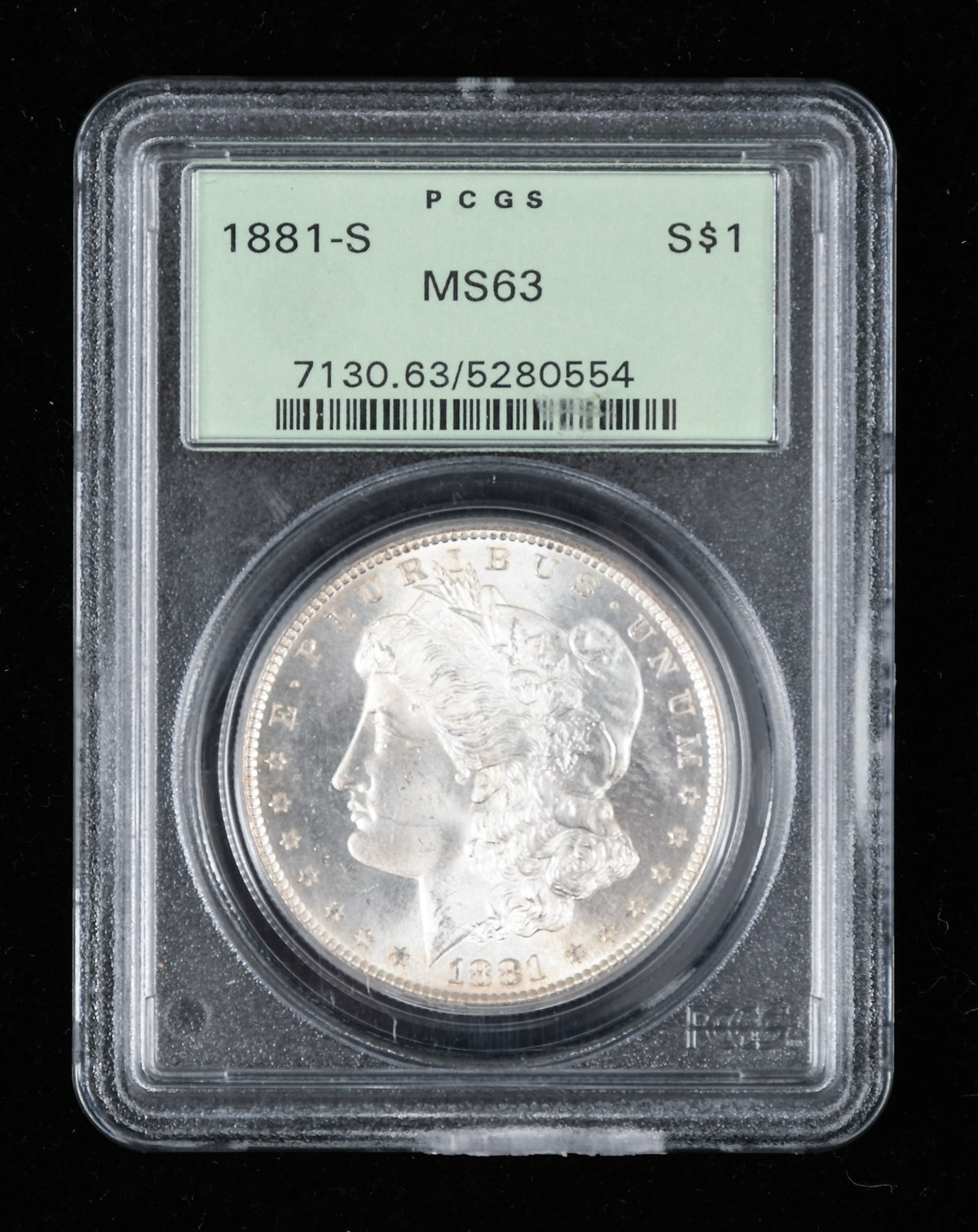 U S MINT 1881 S MORGAN DOLLAR 27668f