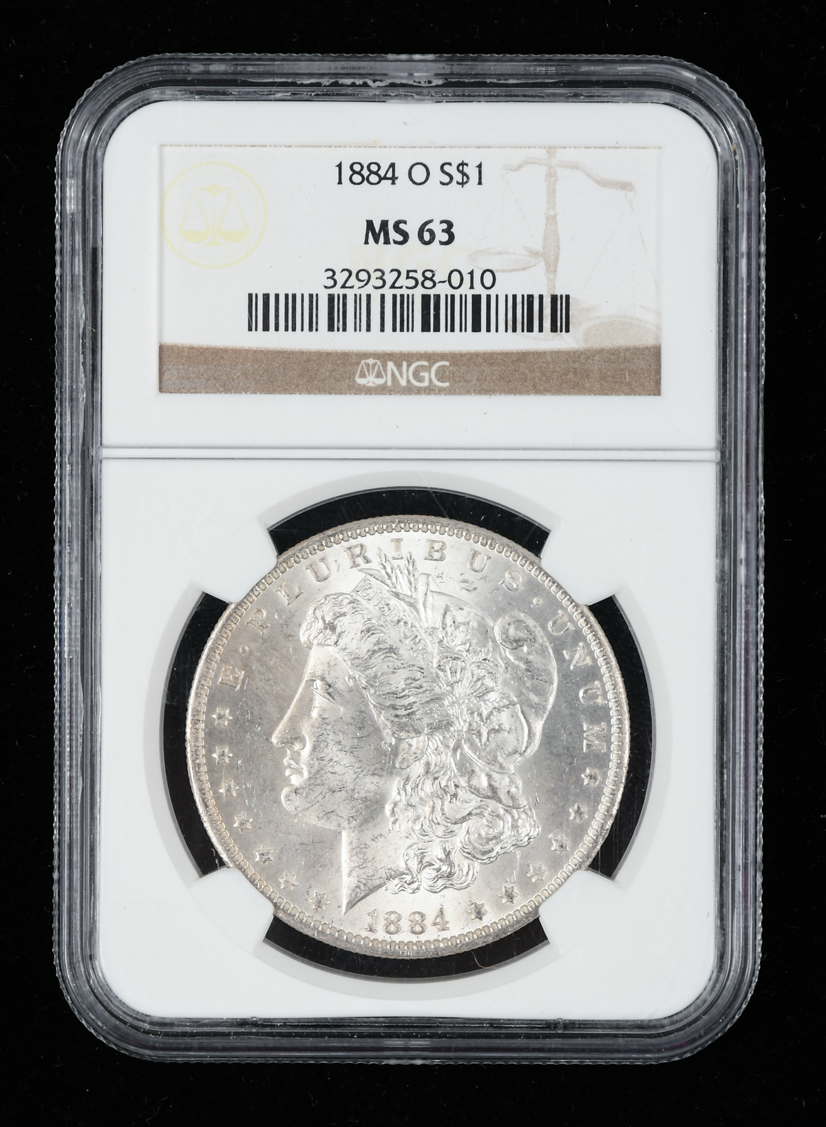 U.S. MINT MORGAN DOLLAR 1884-0