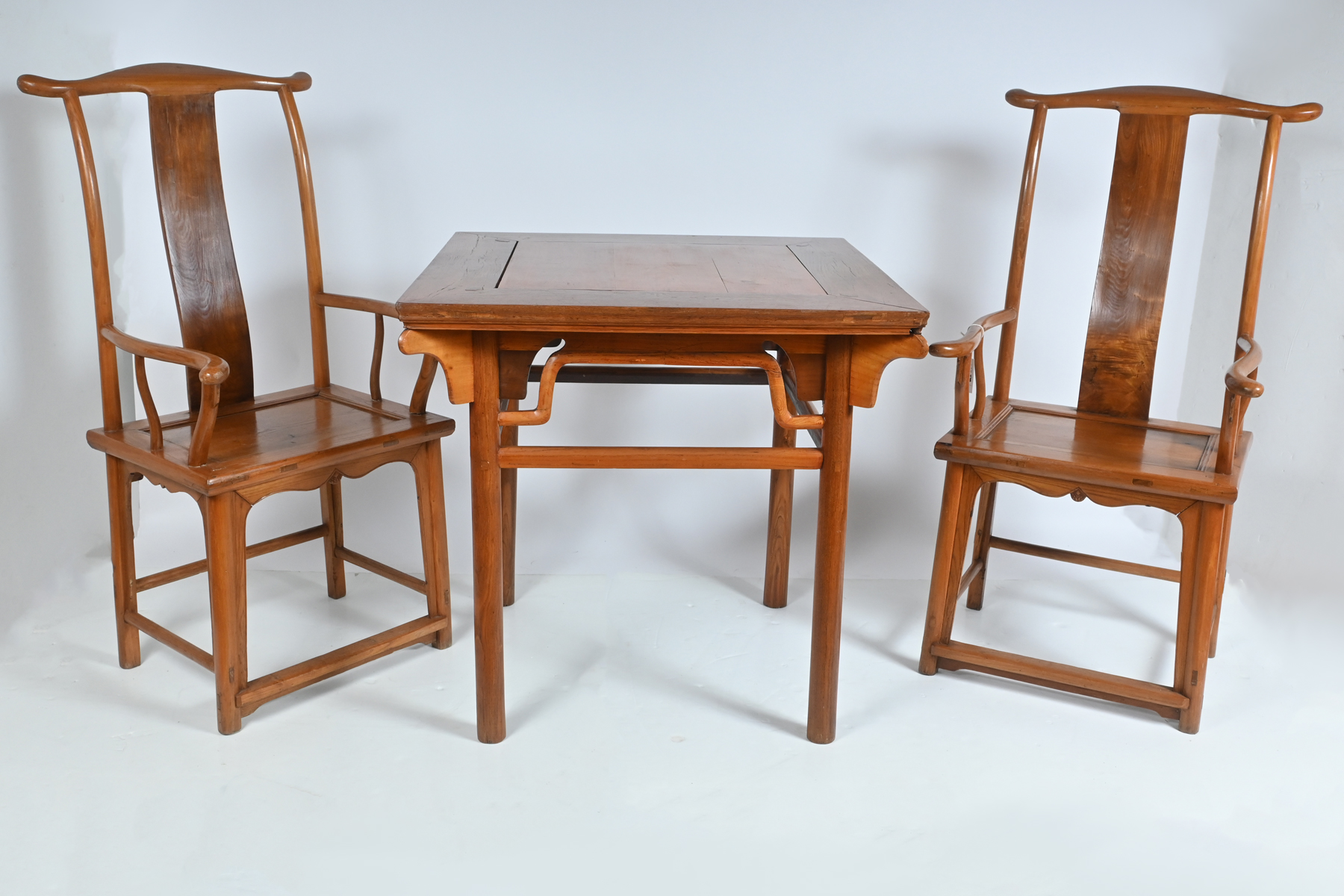 3 PC 19TH CENTURY CHINESE TABLE 27670d