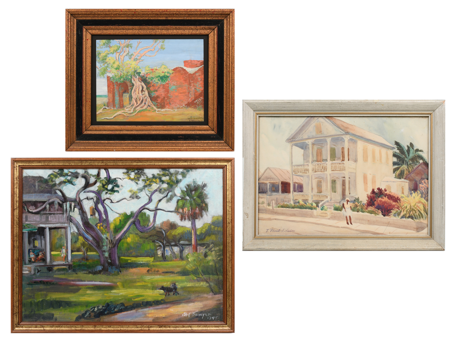 3PC. FLORIDA PAINTING LOT: 1) Phillip