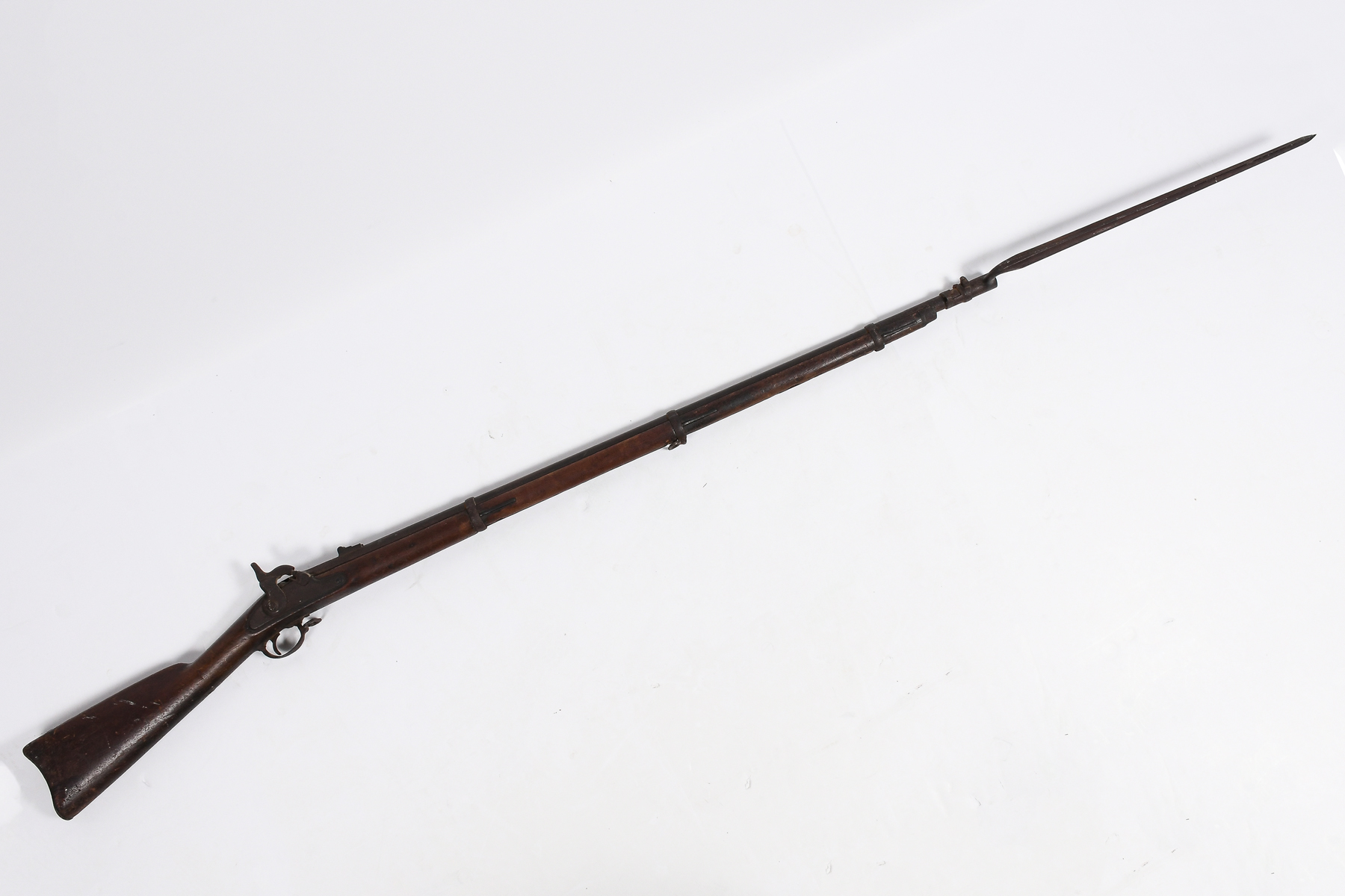 SPRINGFIELD RIFLE WITH BAYONET: