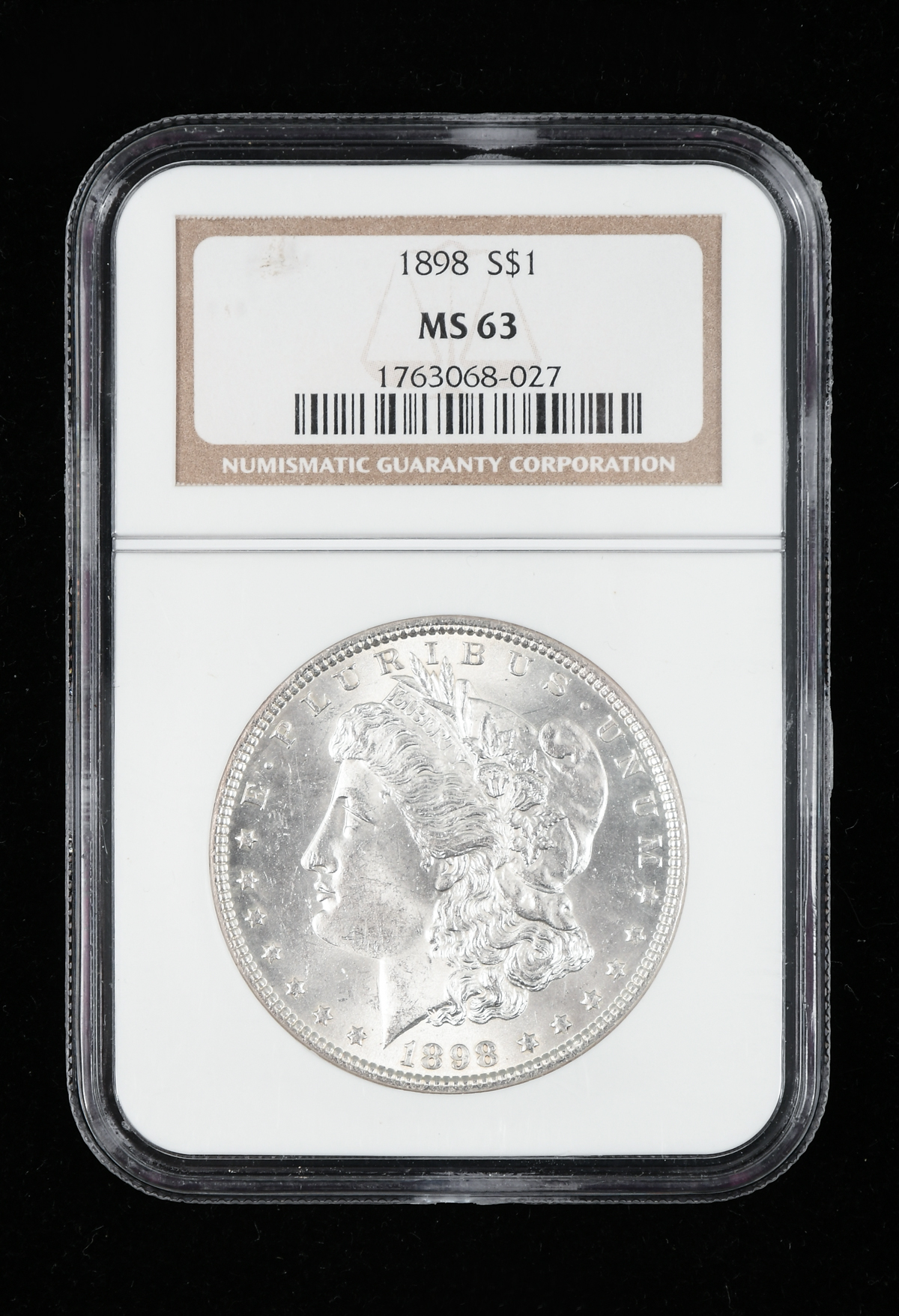 U S MINT 1898 MORGAN DOLLAR MS 27680b