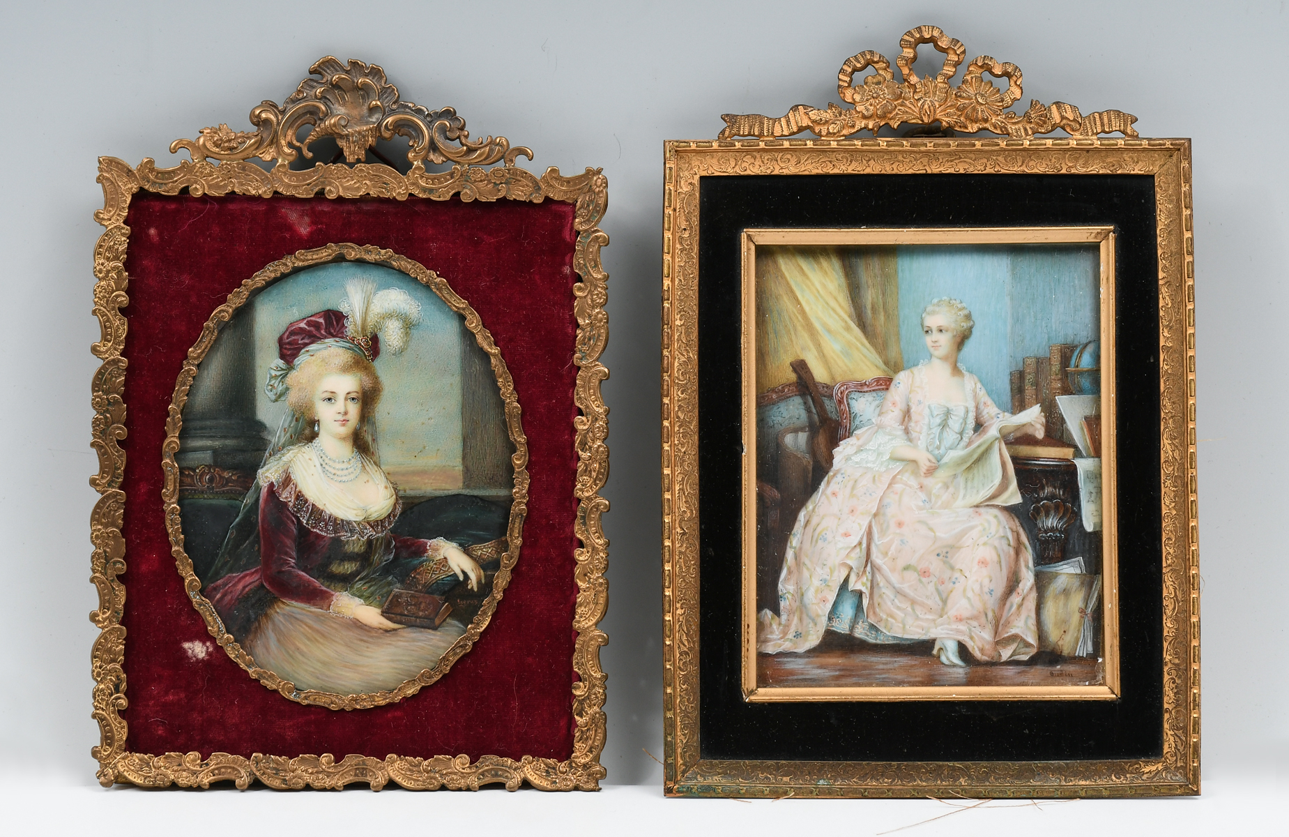 TWO FINE MINIATURE PORTRAIT PAINTINGS  276841