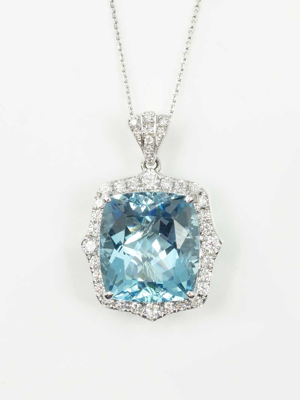 14K 6 25 CT AQUAMARINE DIAMOND 2768d6