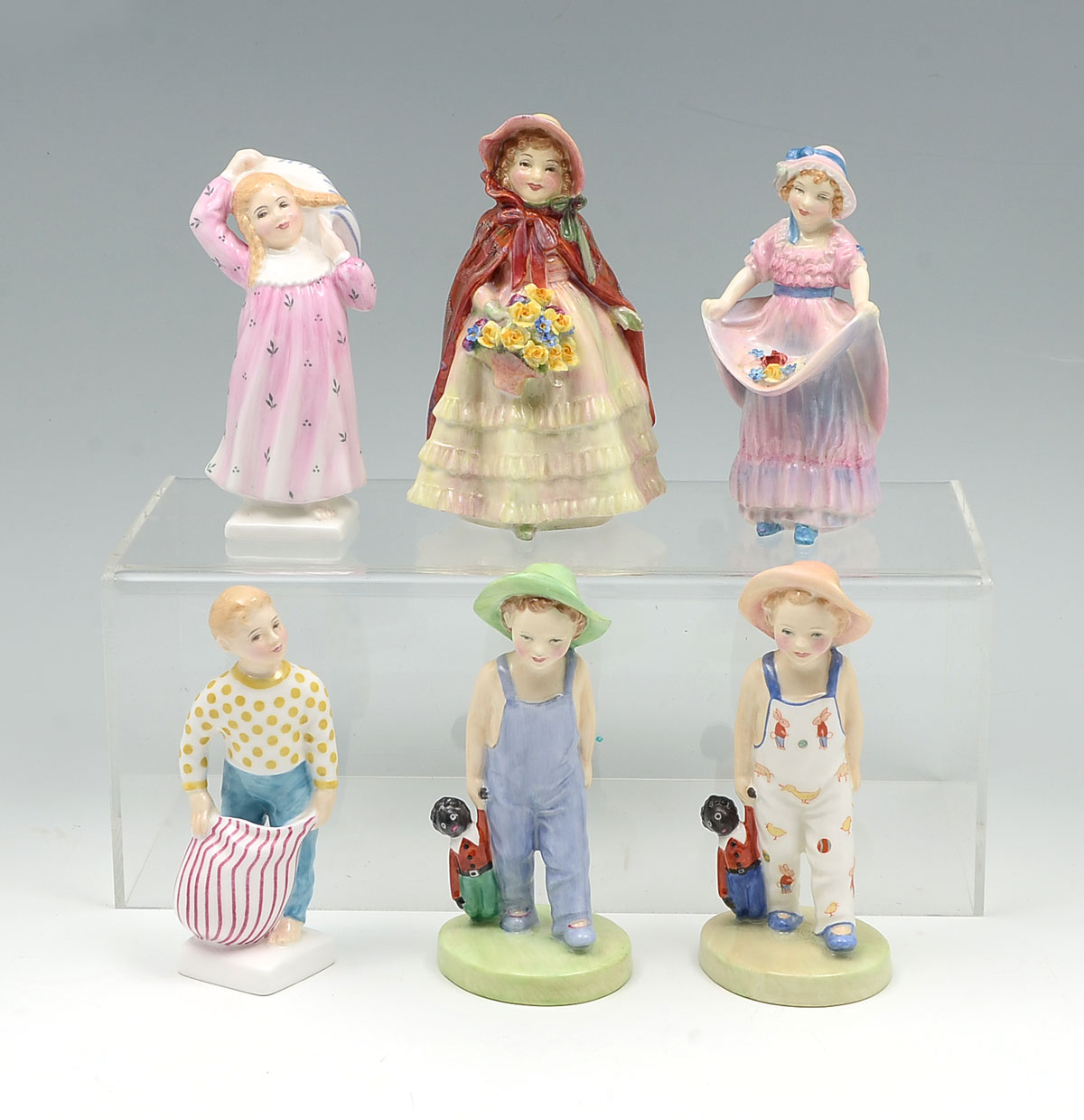 6 PC LOT ROYAL DOULTON FIGURINES: