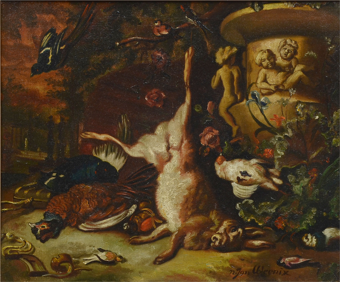 OIL/CANVAS AFTER JAN WEENIX: Dead