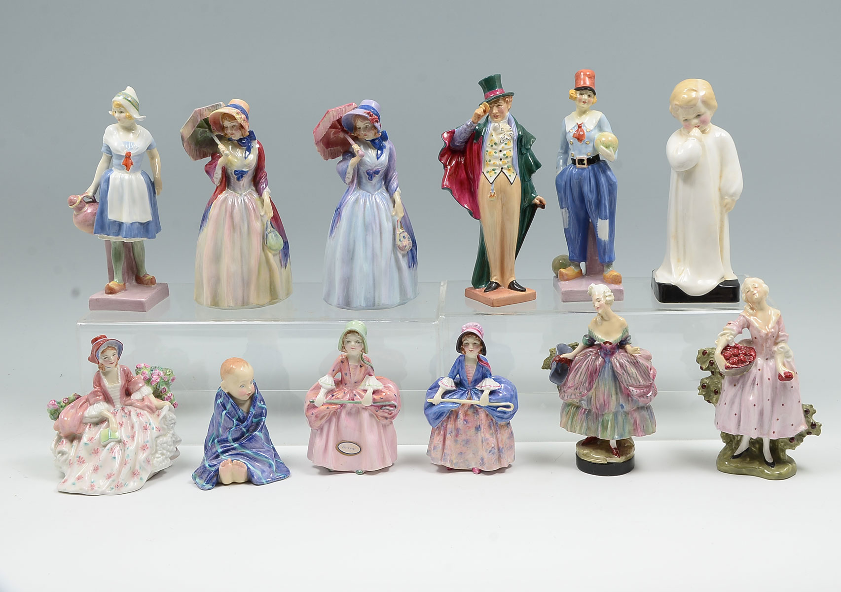 12 PC ROYAL DOULTON FIGURINES: 1) Gretchen,