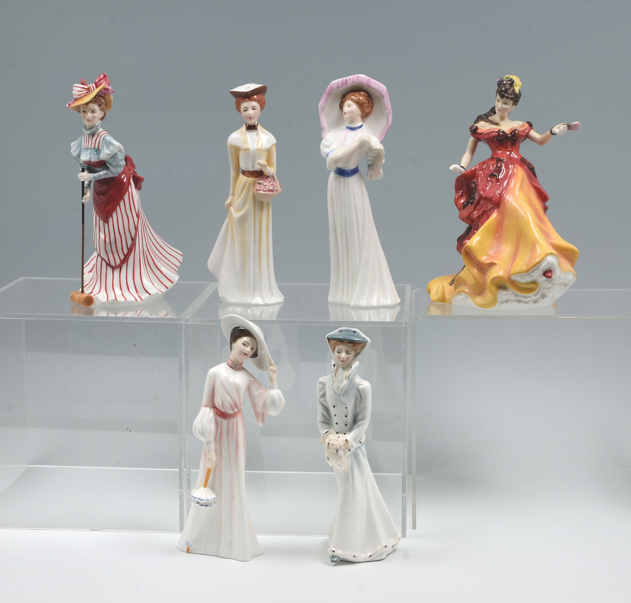 6 PC ROYAL DOULTON SPORTING FIGURINES  276b73