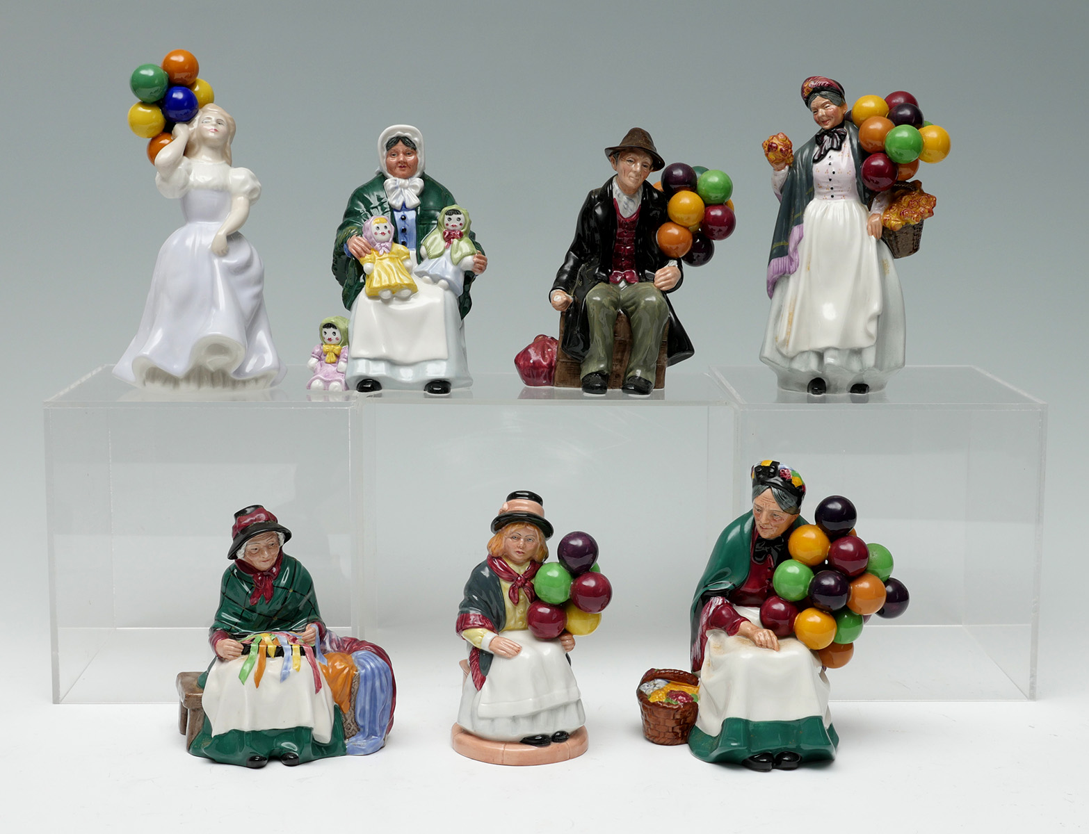 7 ROYAL DOULTON BALLOON SELLERS: 1)