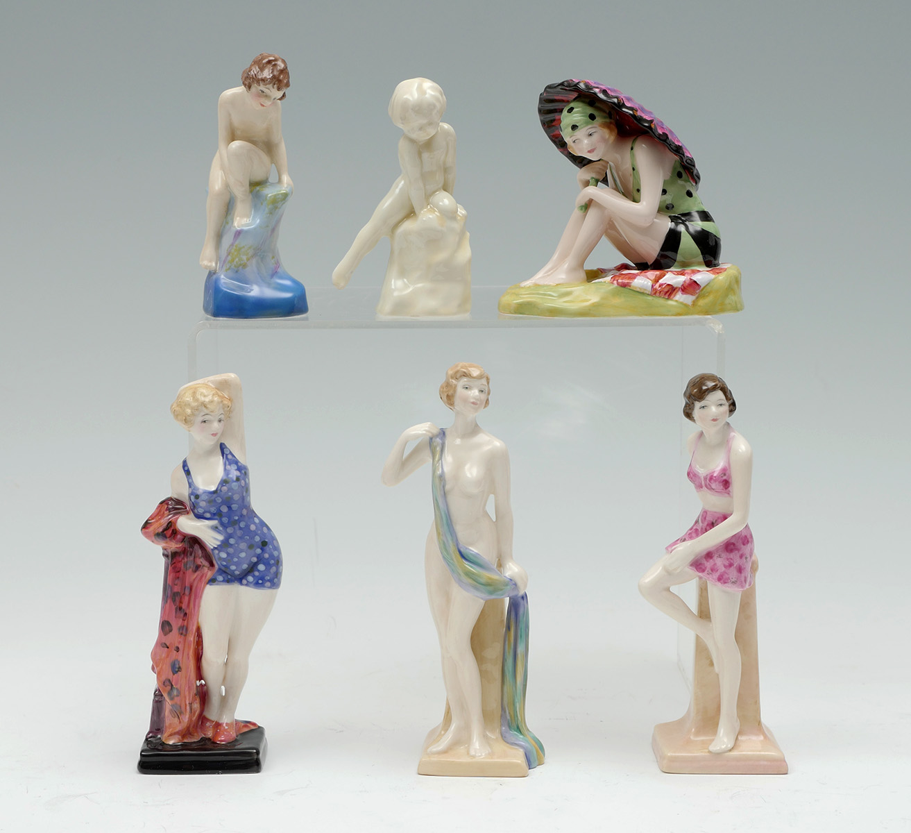 6 PC ROYAL DOULTON BATHERS COLLECTION 276d03