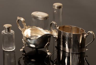 A Victorian two-handled silver