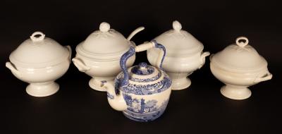 A Spode blue and white Italian