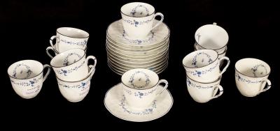 A Limoges Hortense pattern porcelain