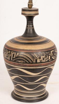 A studio pottery lamp base by Rod 2796e3