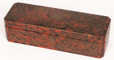 A red tortoiseshell Boulle work 279723