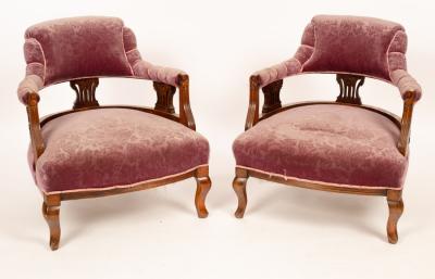 A pair of Edwardian tub shaped 279760