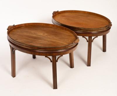 A pair of 19th Century mahogany