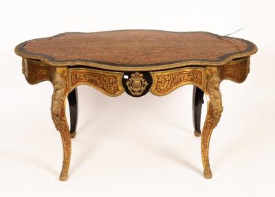 A 19th Century Boulle centre table 2797a8