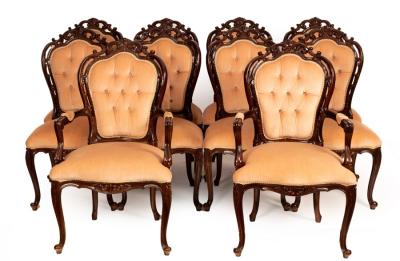 A set of ten dining chairs with 2797a3