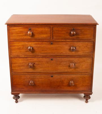 A Victorian mahogany chest of two 2797be