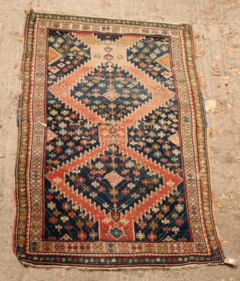 A Mazlaghan long rug, West Persia,