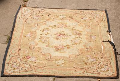 An Aubusson floral carpet 319cm 27981b