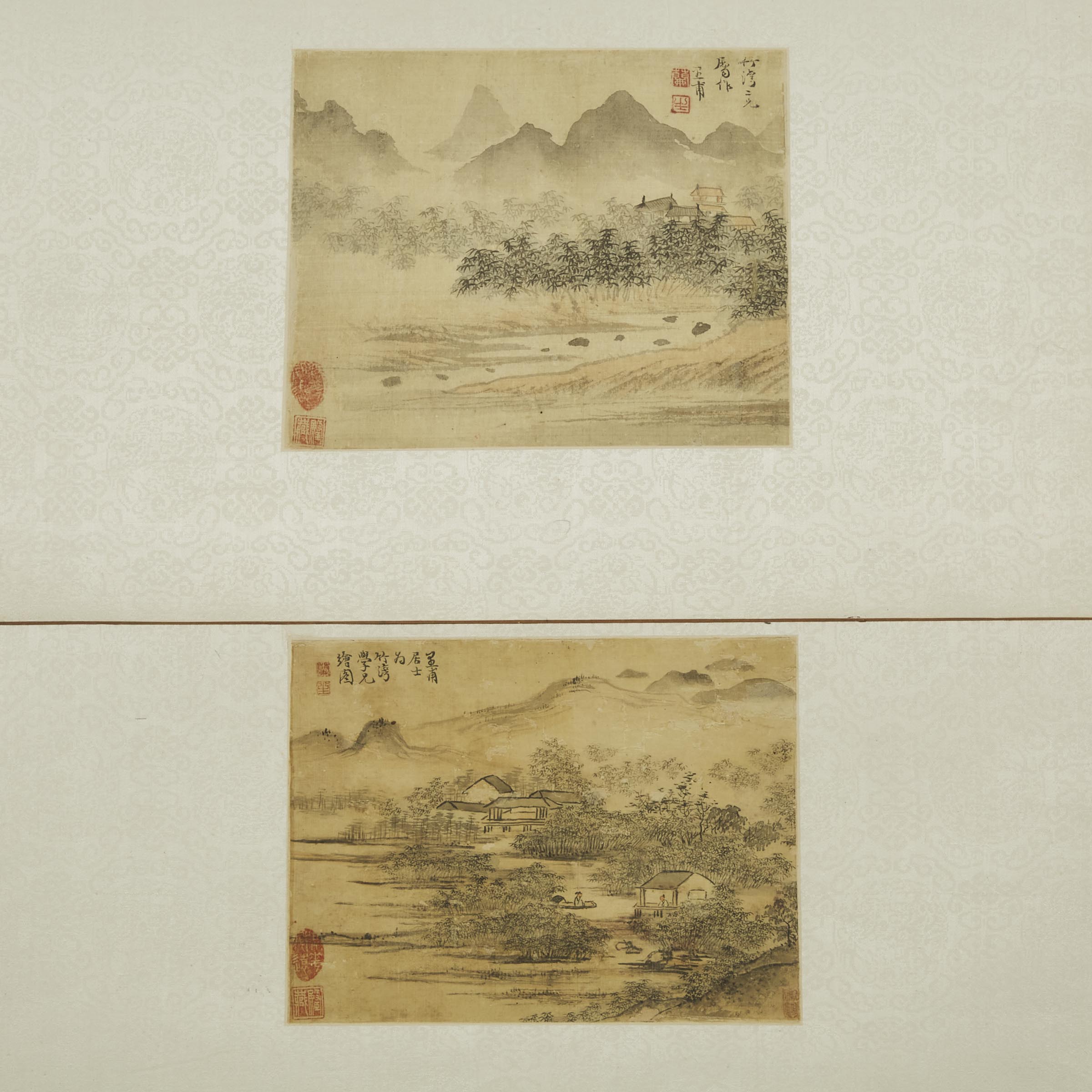 Xie Lifu 1760 1831 Two Landscape 279ae5